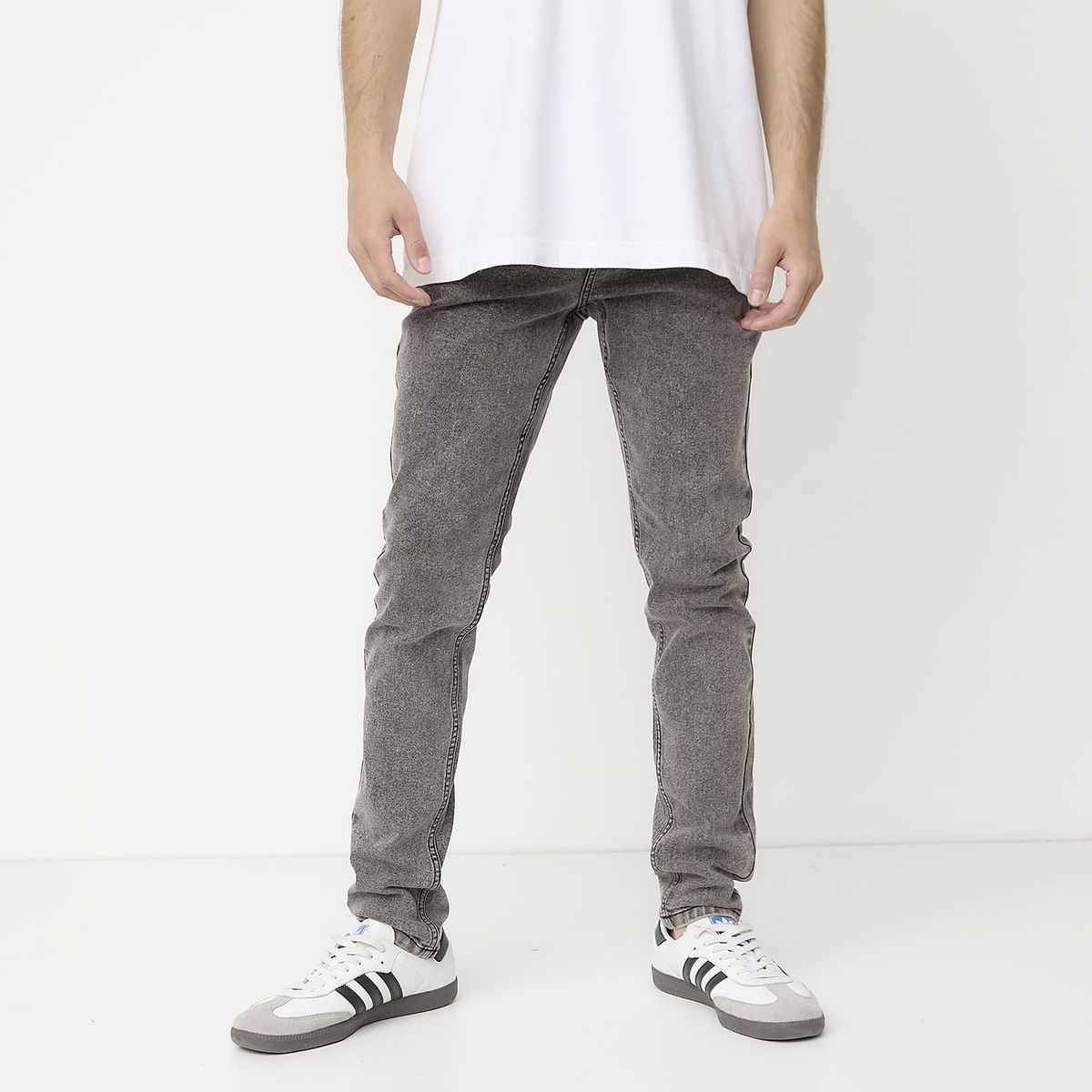 BEARCLIFF - Jeans Bearcliff Super Skinny Fit Hombre Algodón Stretch