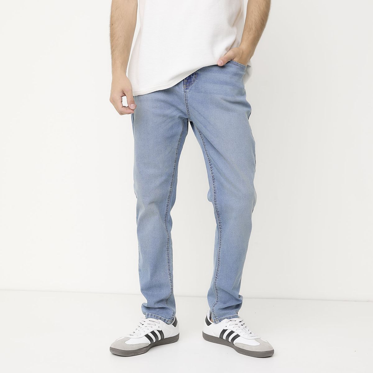 BEARCLIFF - Jeans Carrot Fit Bearcliff Casual Hombre Algodón