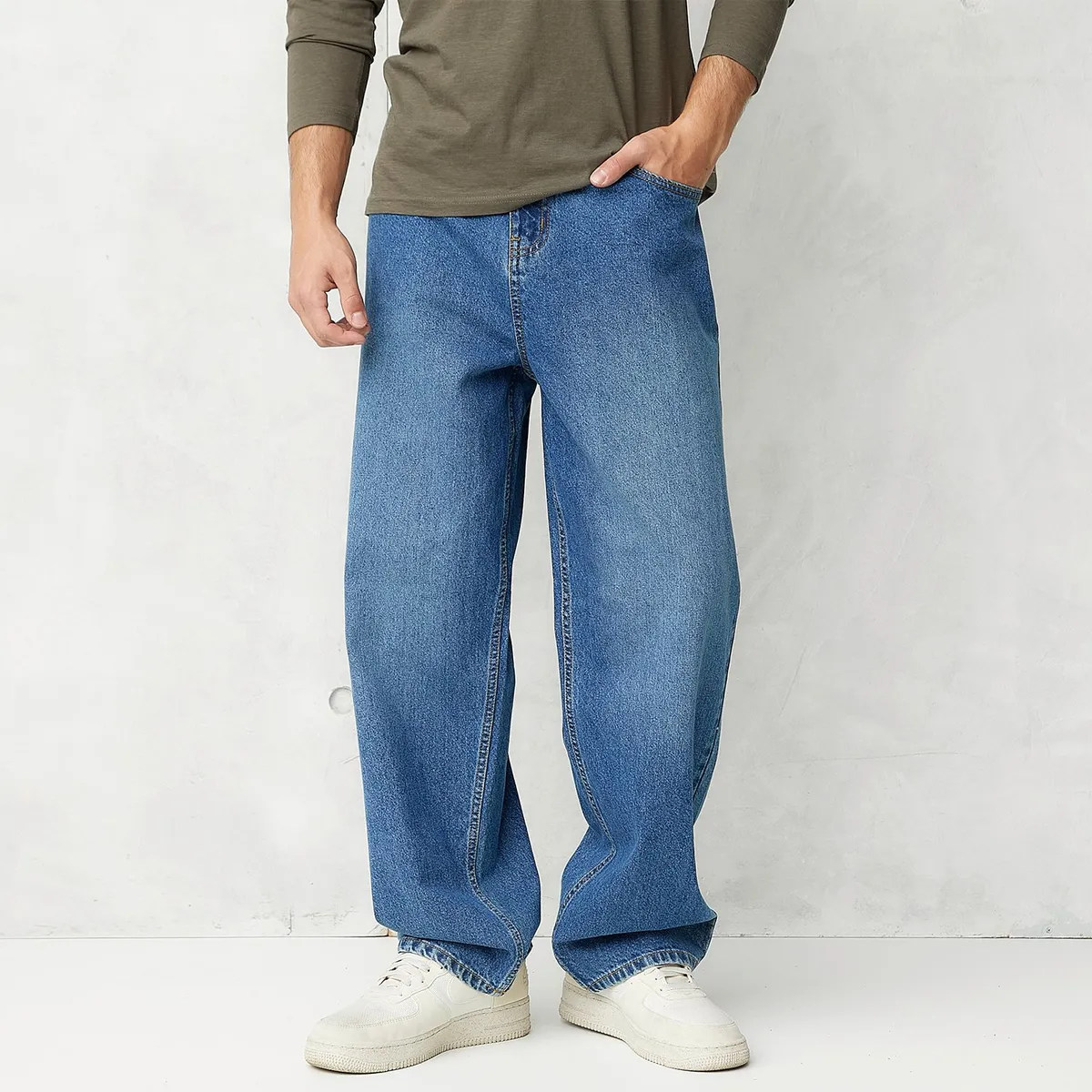 BEARCLIFF - Jeans Baggy Hombre Bearcliff
