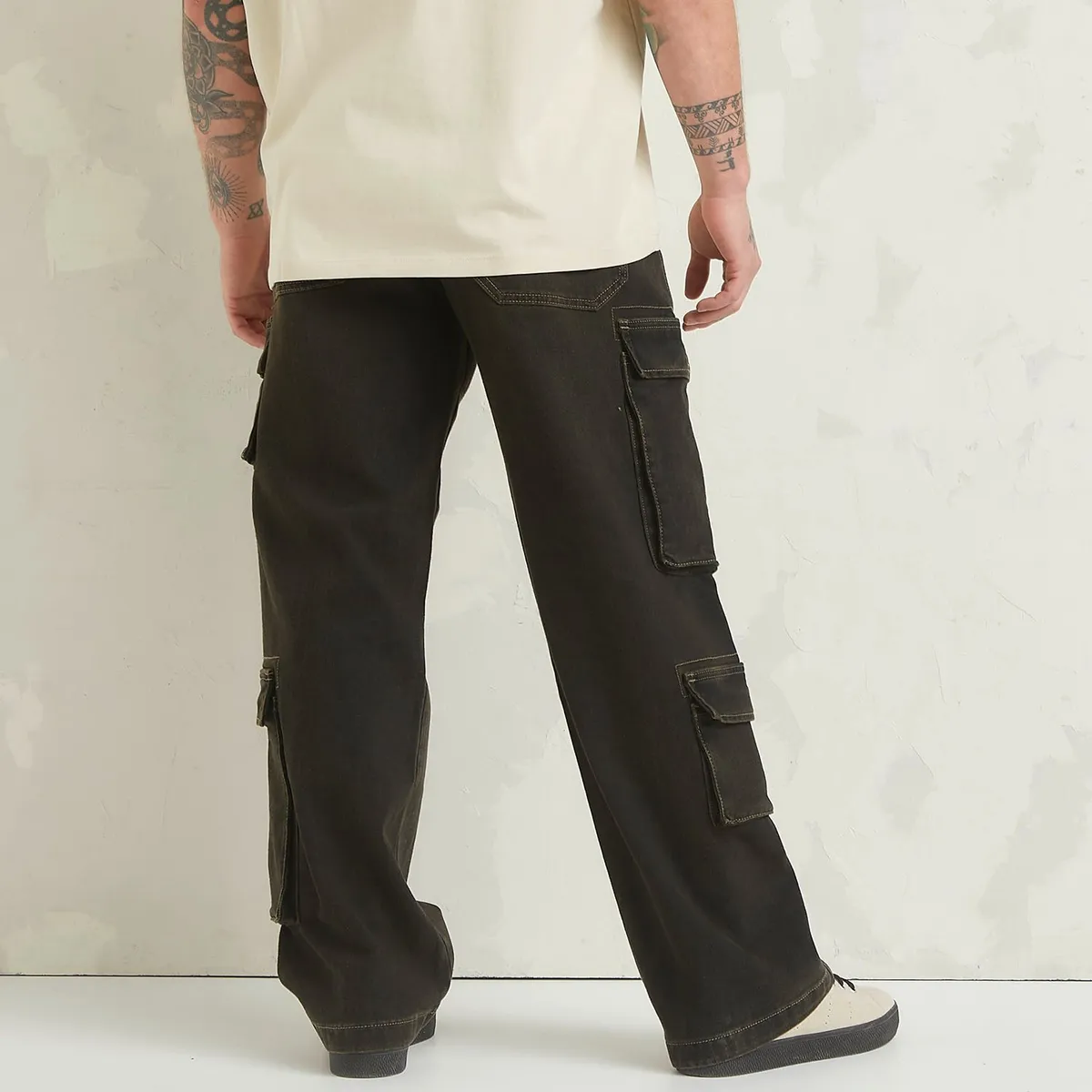 AMERICANINO - Jeans Cargo Baggy Fit Americanino Hombre