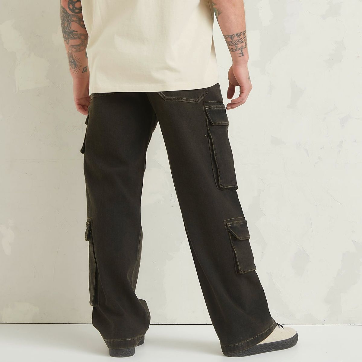 AMERICANINO - Jeans Cargo Baggy Fit Americanino Hombre