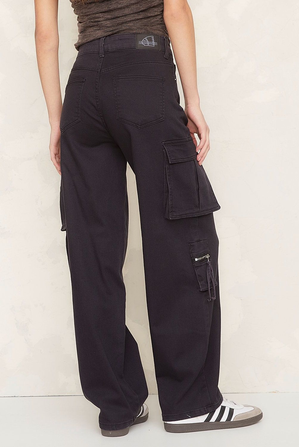 AMERICANINO - Pantalón Cargo Americanino Mujer Tiro Medio Estampado