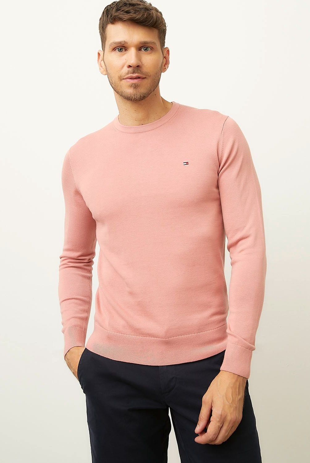 TOMMY HILFIGER - Sweater Cuello Redondo Algodón Hombre Tommy Hilfiger