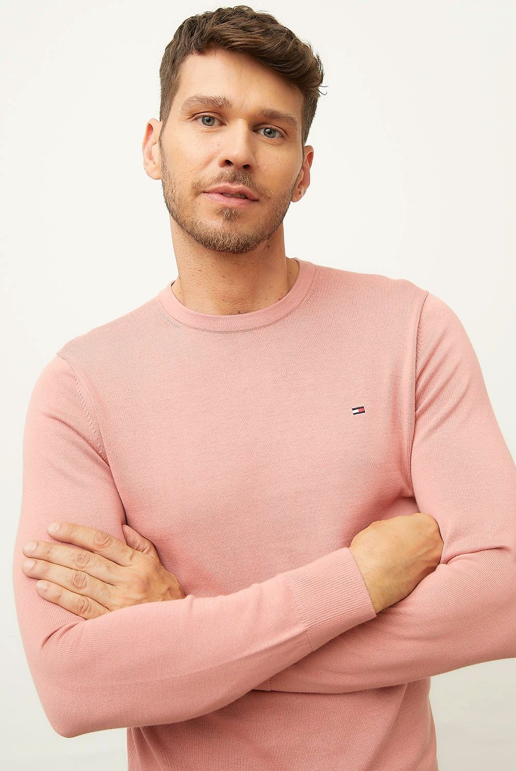 TOMMY HILFIGER - Sweater Cuello Redondo Algodón Hombre Tommy Hilfiger
