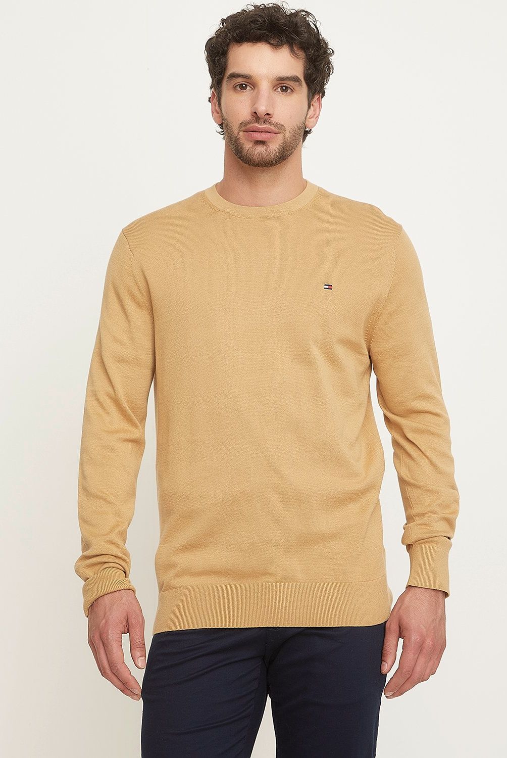 TOMMY HILFIGER - Sweater Cuello Redondo Algodón Hombre Tommy Hilfiger