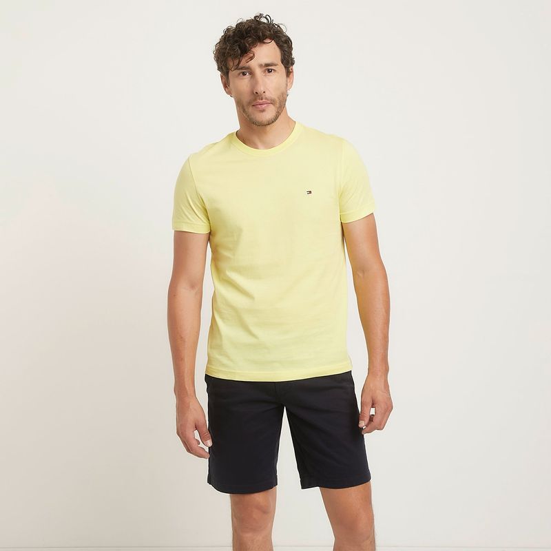 TOMMY HILFIGER - Polera Cuello Redondo Hombre Tommy Hilfiger