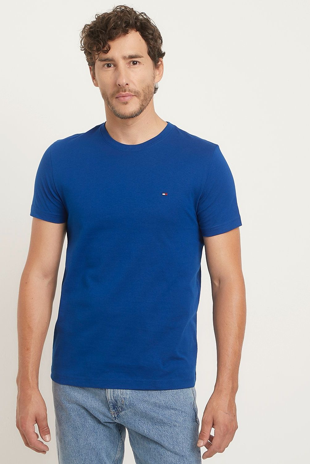 TOMMY HILFIGER - Polera Cuello Redondo Hombre Tommy Hilfiger