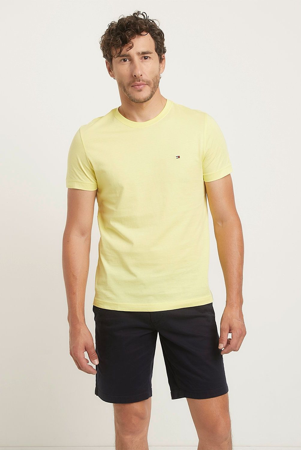 TOMMY HILFIGER - Polera Cuello Redondo Hombre Tommy Hilfiger