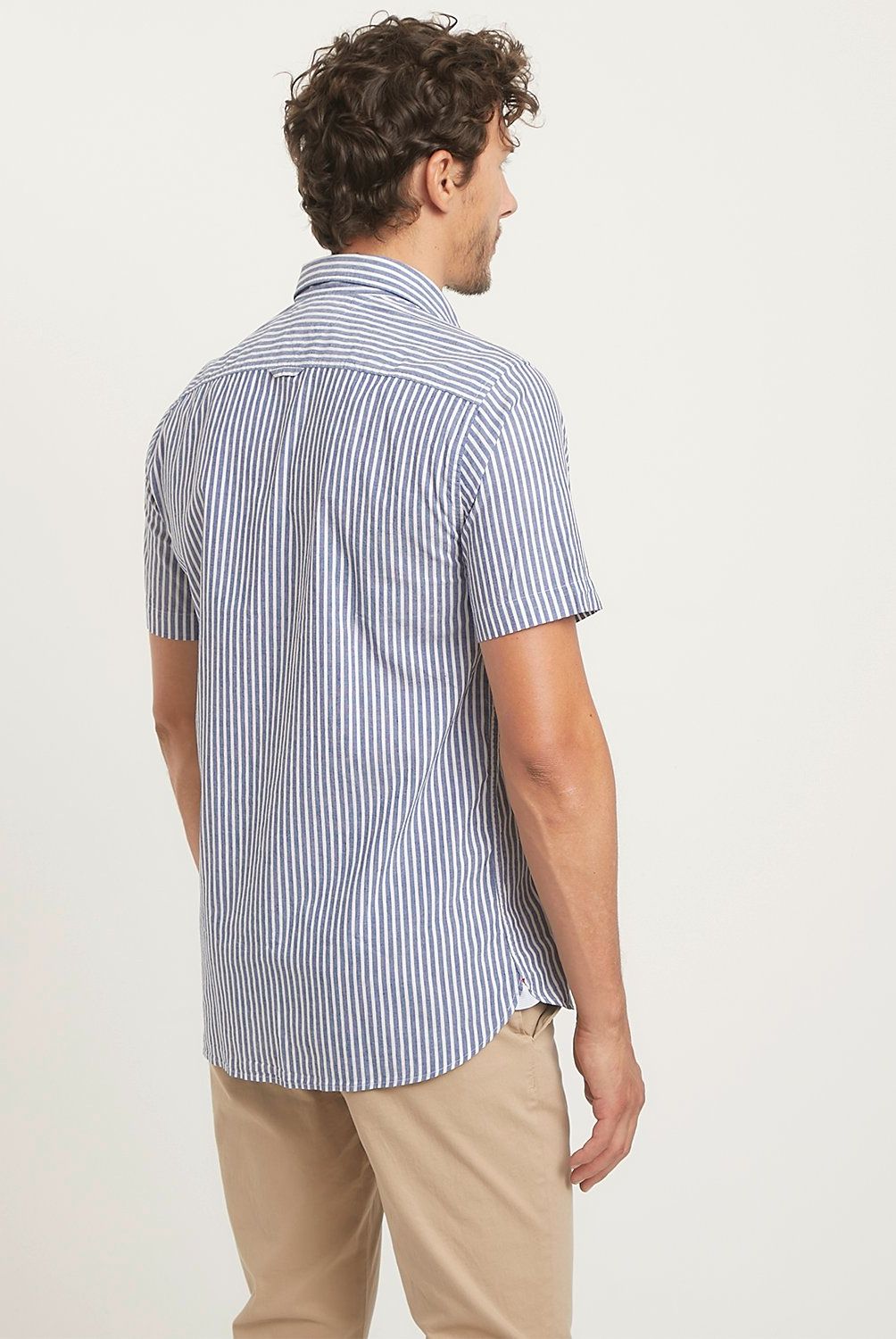 TOMMY HILFIGER - Camisa Casual Manga Corta Algodón Hombre Tommy Hilfiger