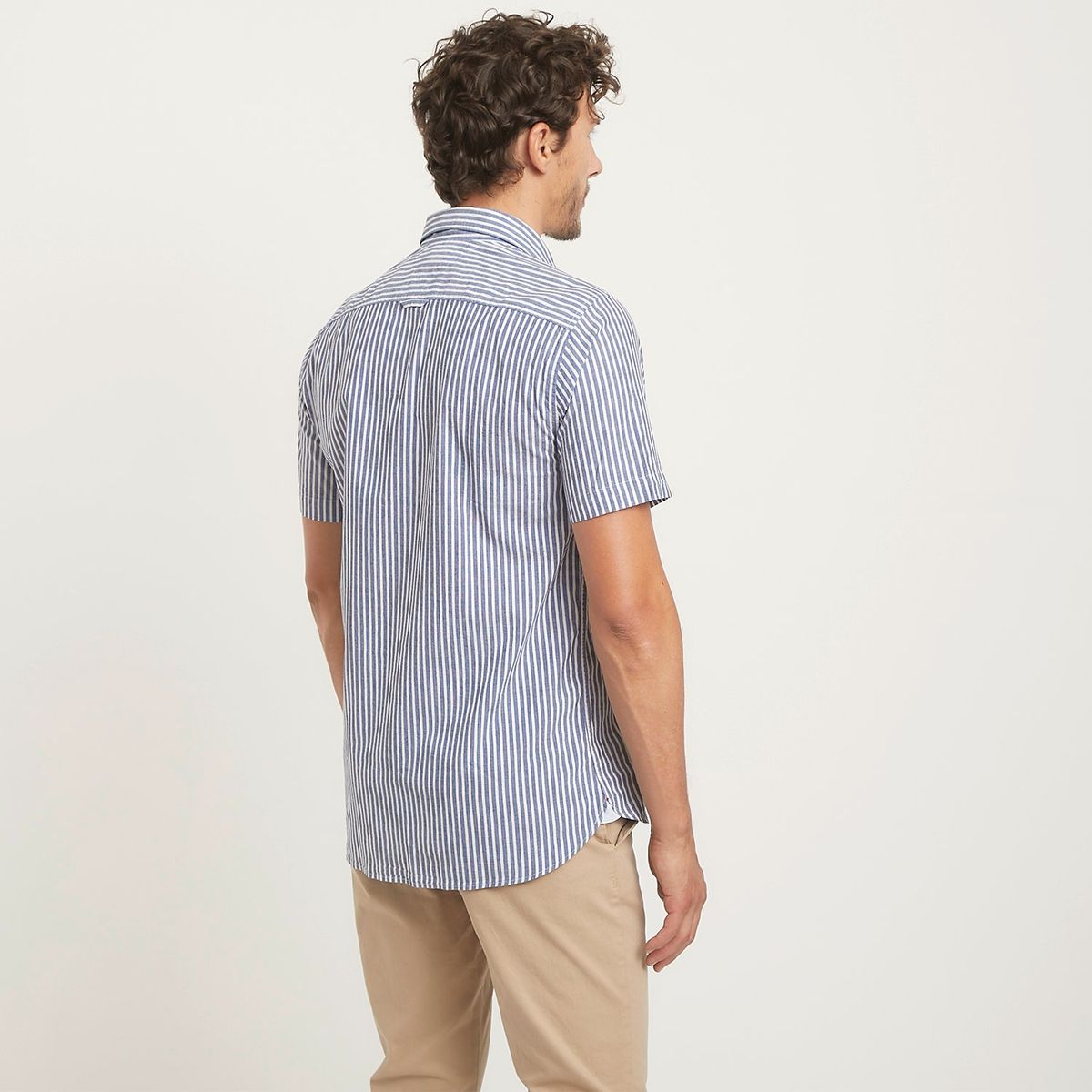 TOMMY HILFIGER - Camisa Casual Manga Corta Algodón Hombre Tommy Hilfiger