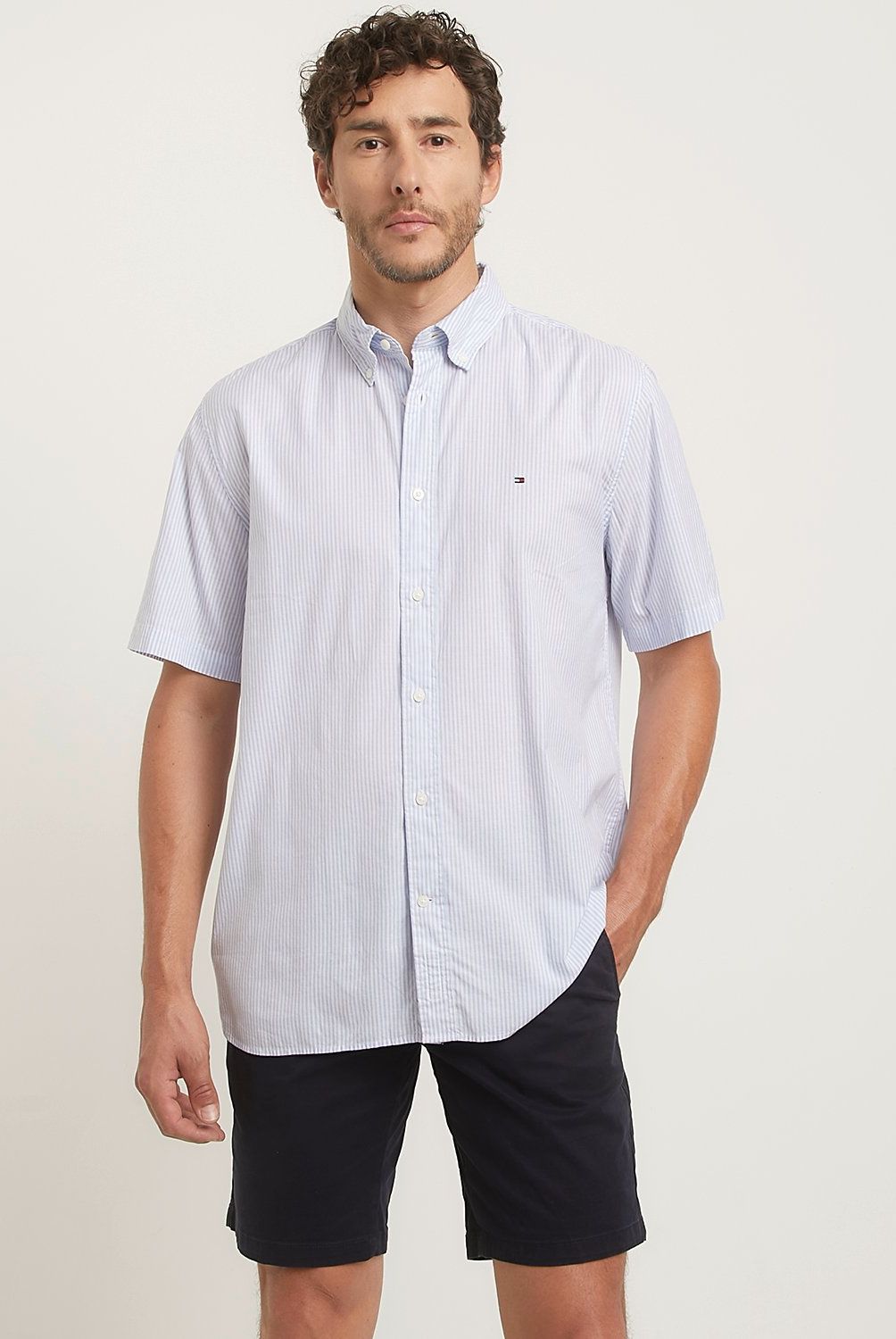 TOMMY HILFIGER - Camisa Manga Corta Hombre Tommy Hilfiger