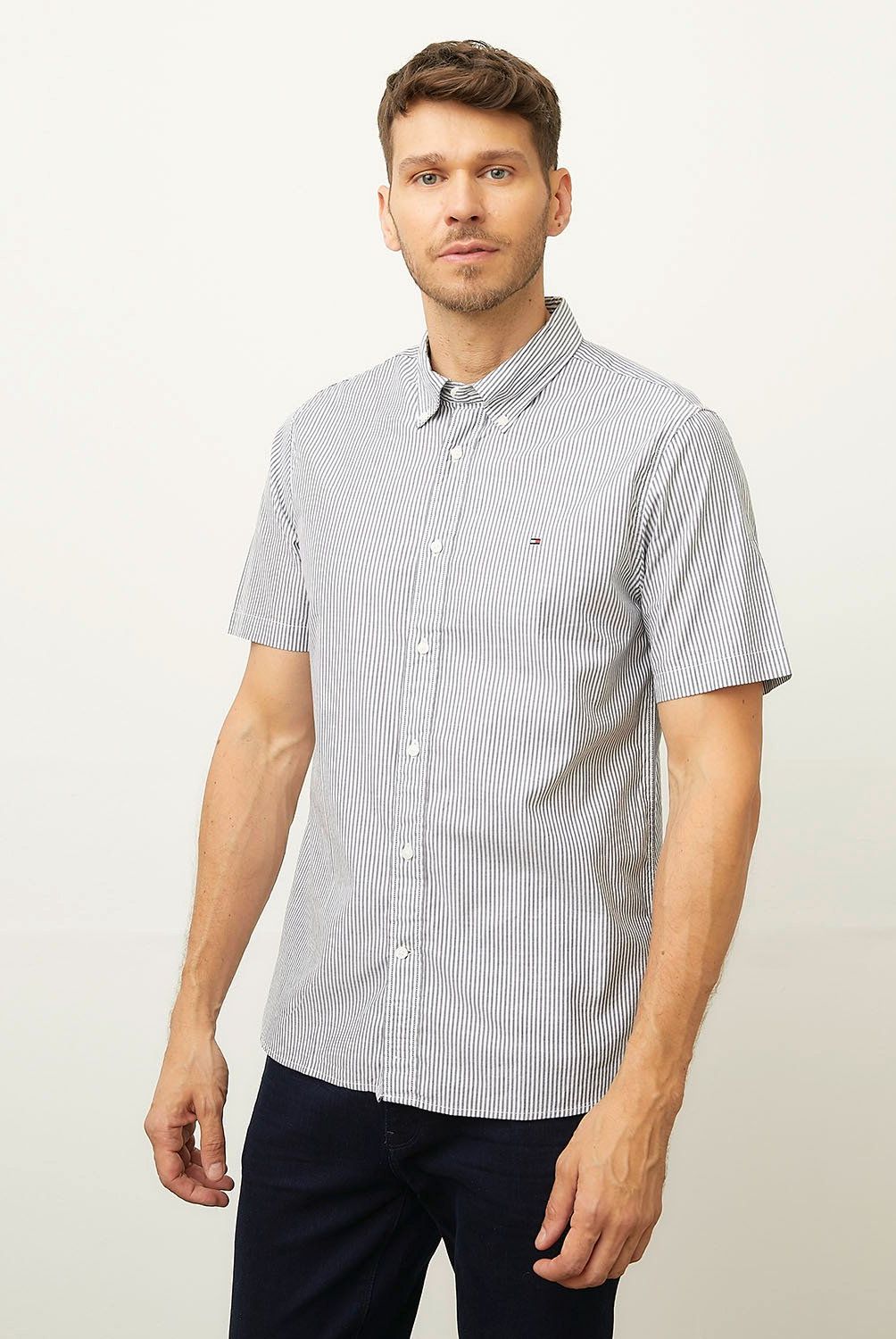 TOMMY HILFIGER - Camisa Manga Corta Hombre Tommy Hilfiger