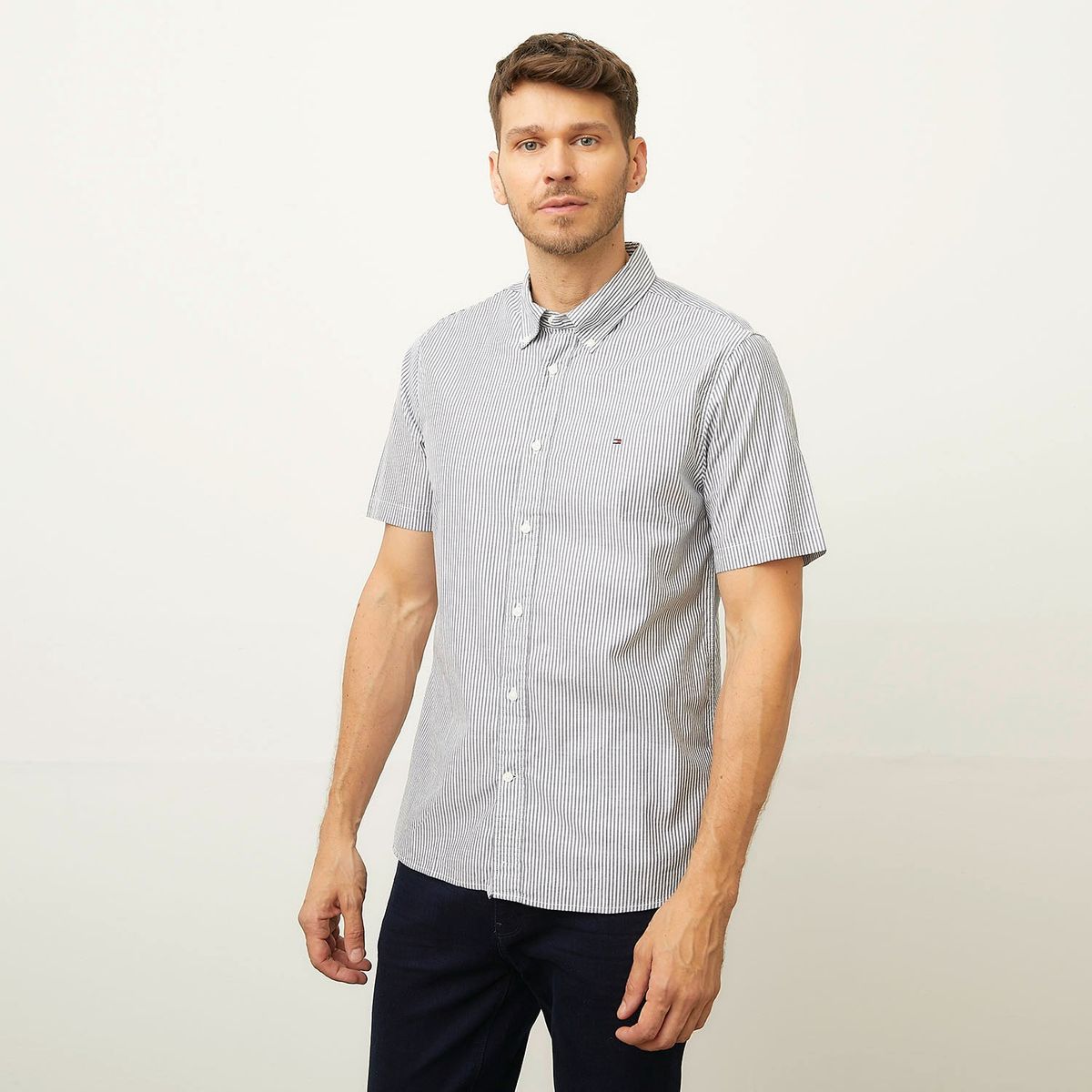 TOMMY HILFIGER - Camisa Manga Corta Hombre Tommy Hilfiger