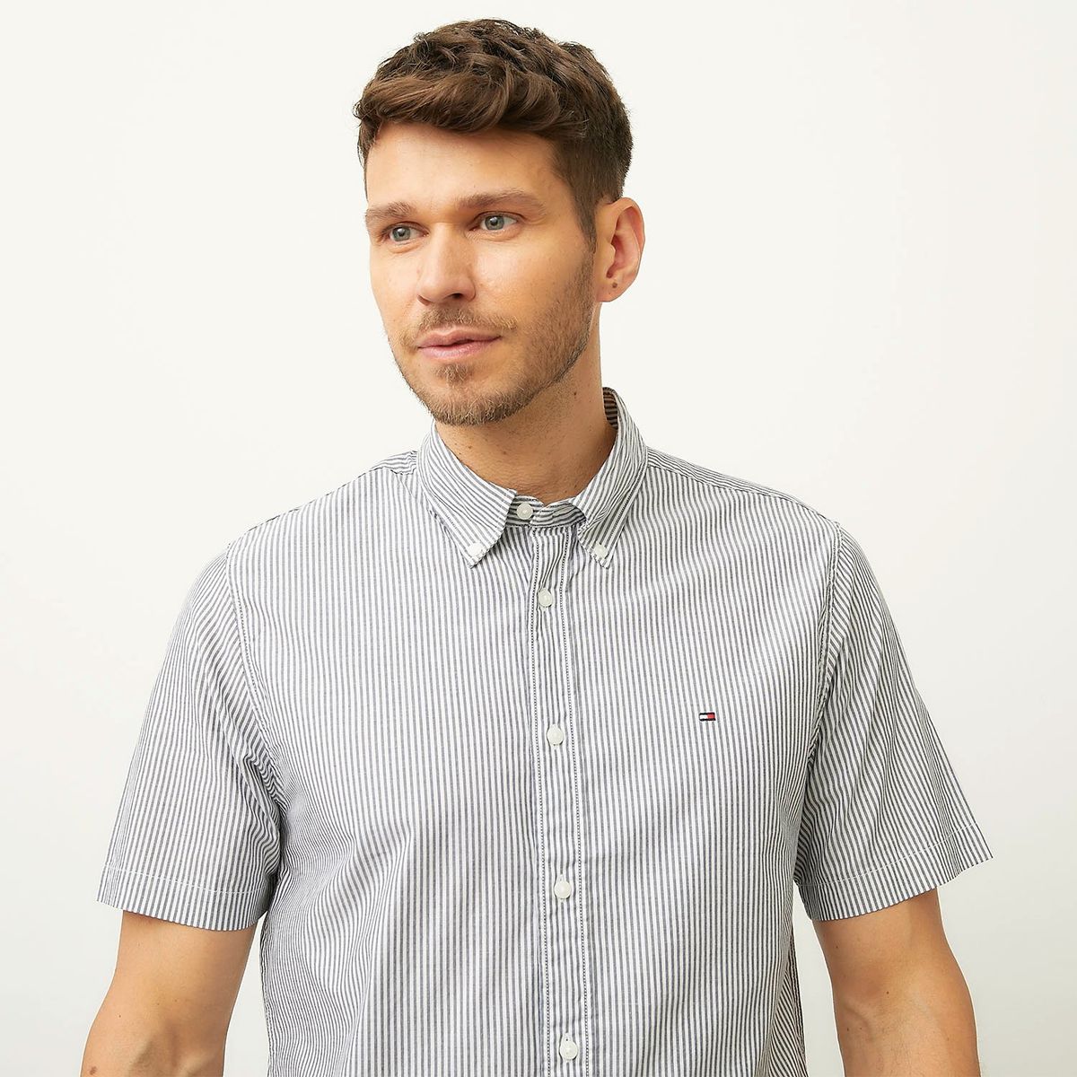 TOMMY HILFIGER - Camisa Manga Corta Hombre Tommy Hilfiger