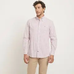 TOMMY HILFIGER - Camisa Casual Manga Larga Algodón Hombre