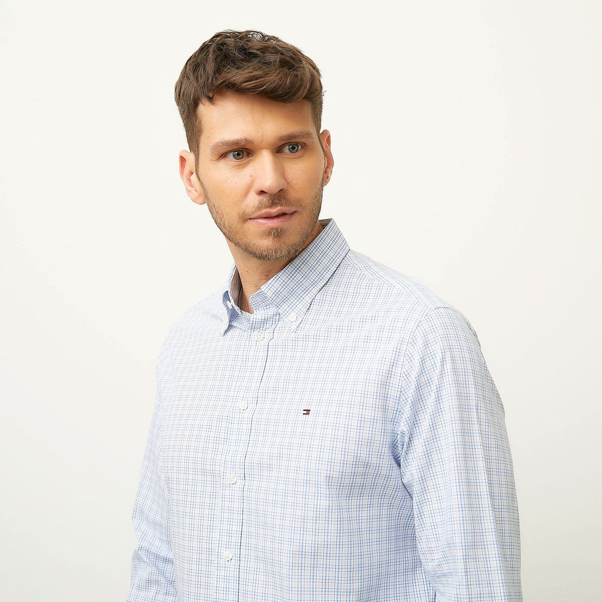 TOMMY HILFIGER - Camisa Casual Manga Larga Algodón Hombre Tommy Hilfiger