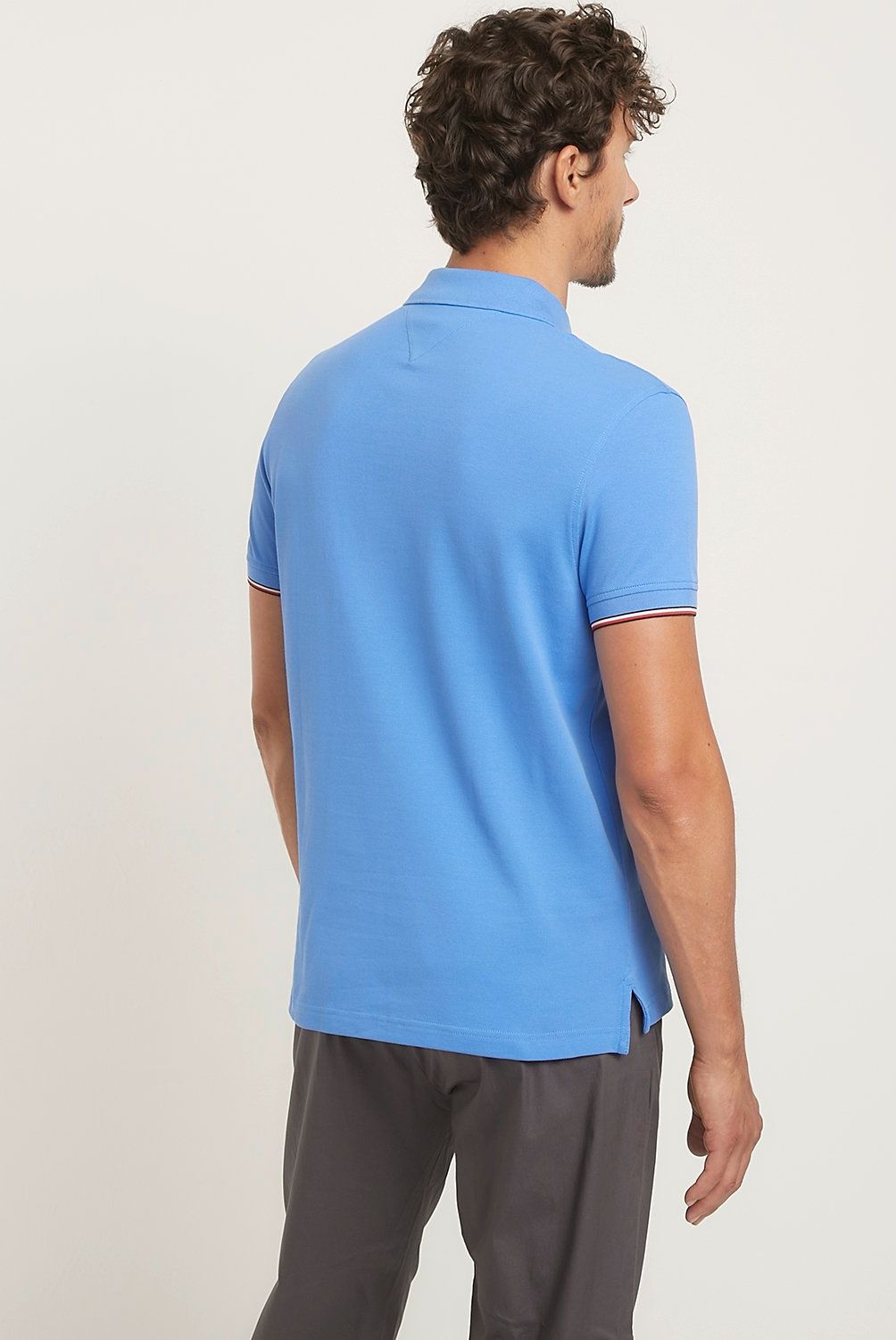 TOMMY HILFIGER - Polera Con Cuello Pique Manga Corta Algodón Hombre Tommy Hilfiger