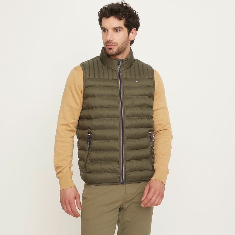 Parka Sin Mangas Casual Hombre