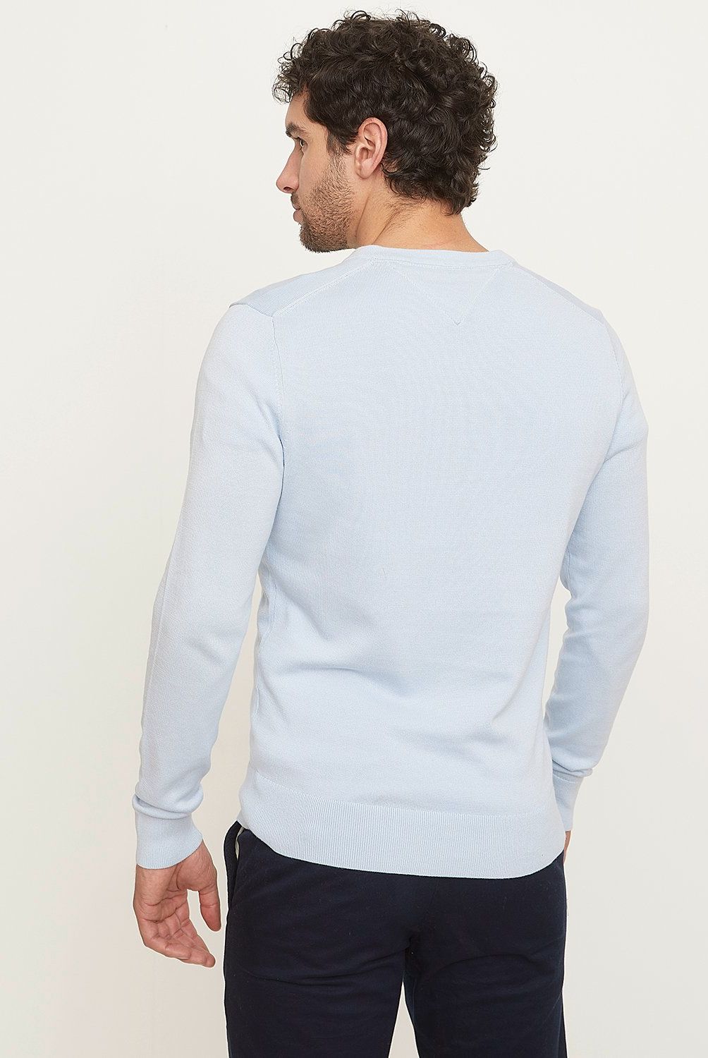 TOMMY HILFIGER - Sweater Cuello V Algodón Hombre Tommy Hilfiger