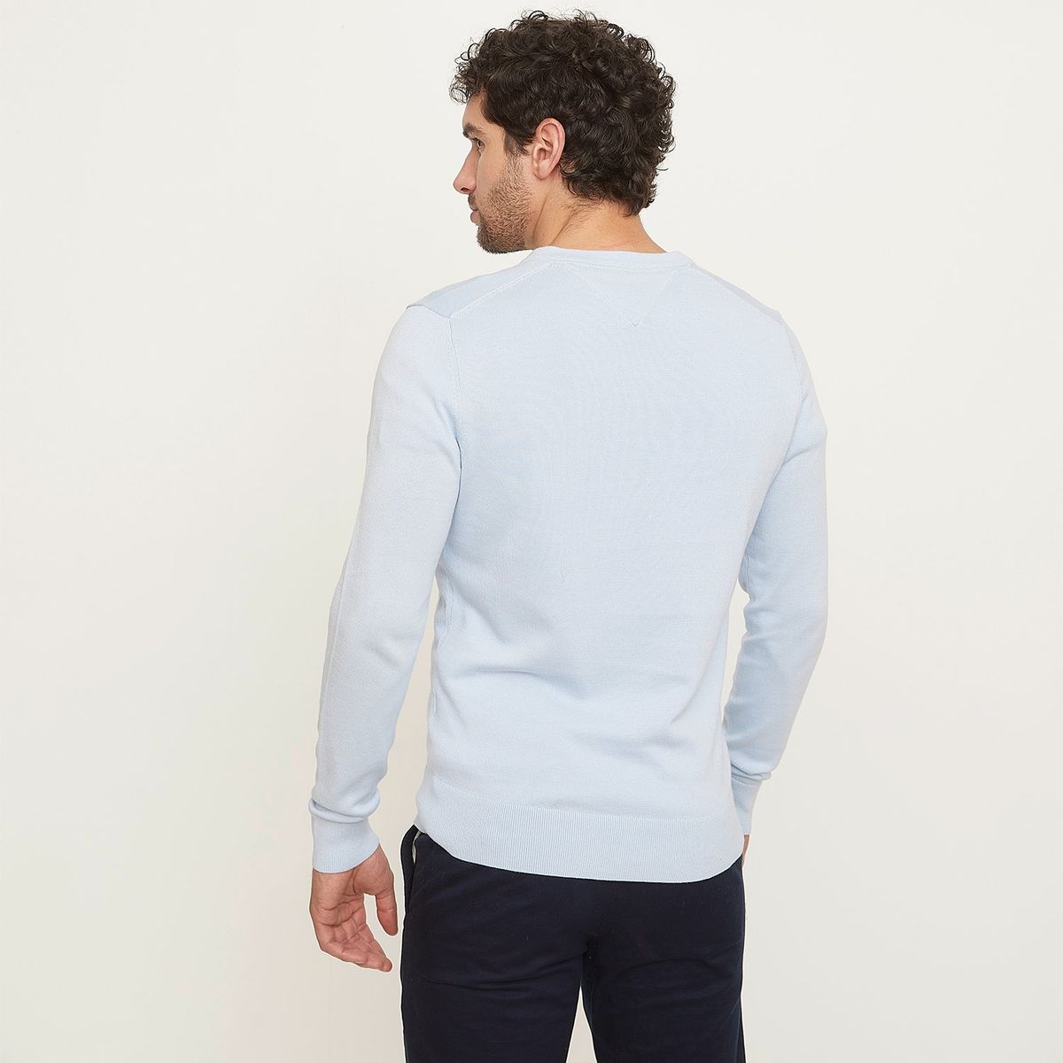 TOMMY HILFIGER - Sweater Cuello V Algodón Hombre Tommy Hilfiger