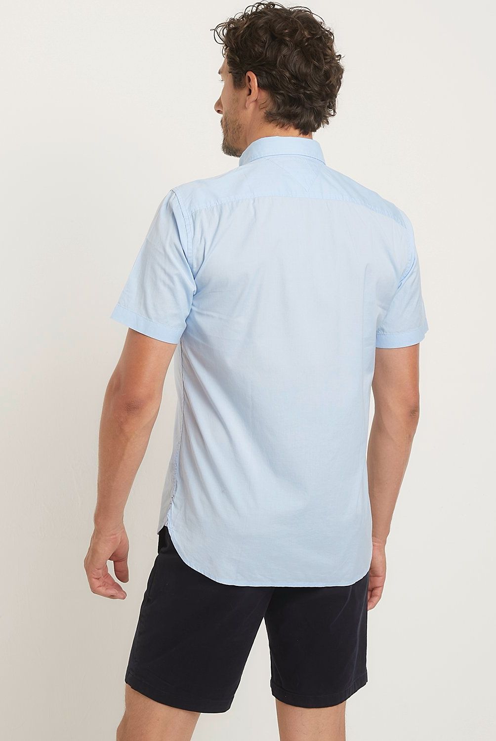 TOMMY HILFIGER - Camisa Casual Manga Corta Algodón Hombre Tommy Hilfiger