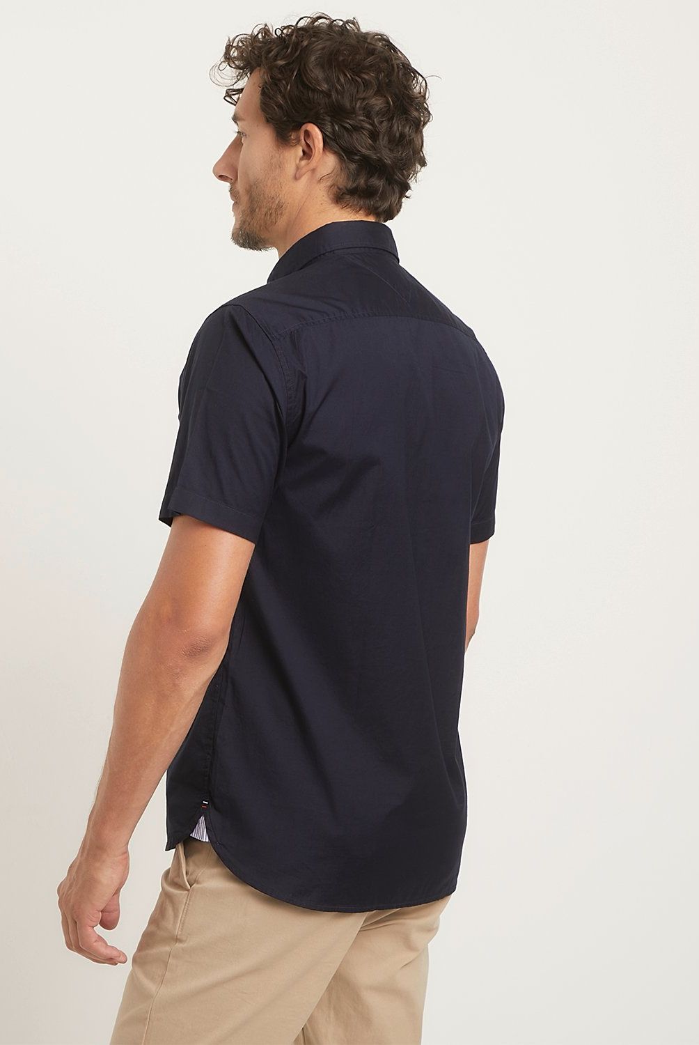 TOMMY HILFIGER - Camisa Casual Manga Corta Algodón Hombre Tommy Hilfiger