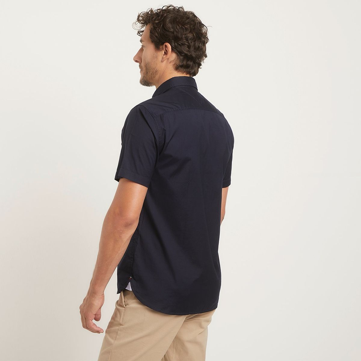 TOMMY HILFIGER - Camisa Casual Manga Corta Algodón Hombre Tommy Hilfiger