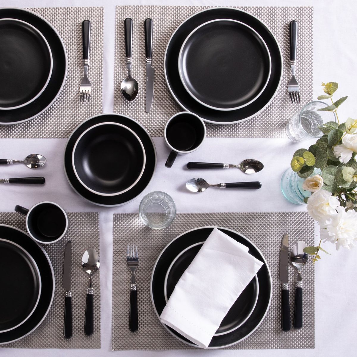 MICA - Juego De Vajilla 60 Piezas Cerámica Mica