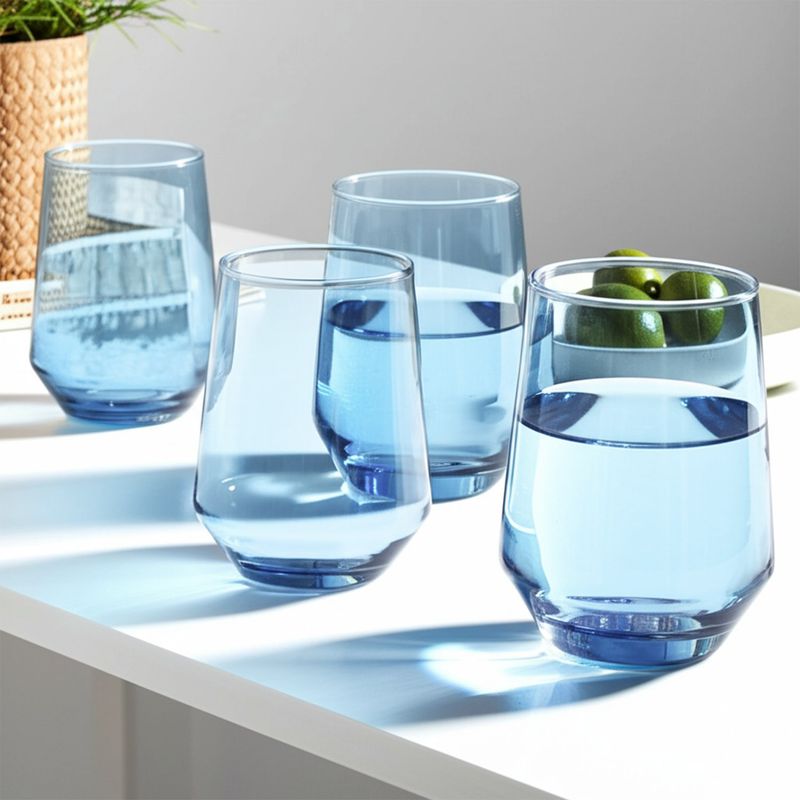 MICA - Set 4 Vasos Corto Vidrio 410 ml JOY Mica