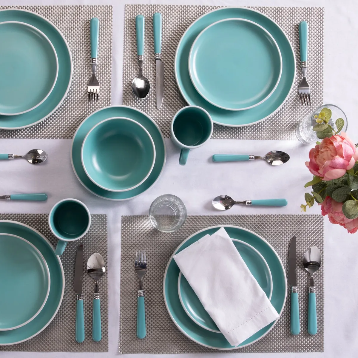 MICA - Juego De Vajilla 60 Piezas Cerámica Mica