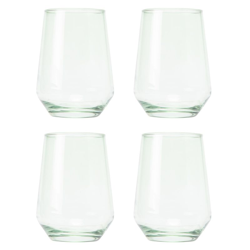 MICA - Set 4 Vasos Corto Vidrio 410 ml JOY Mica