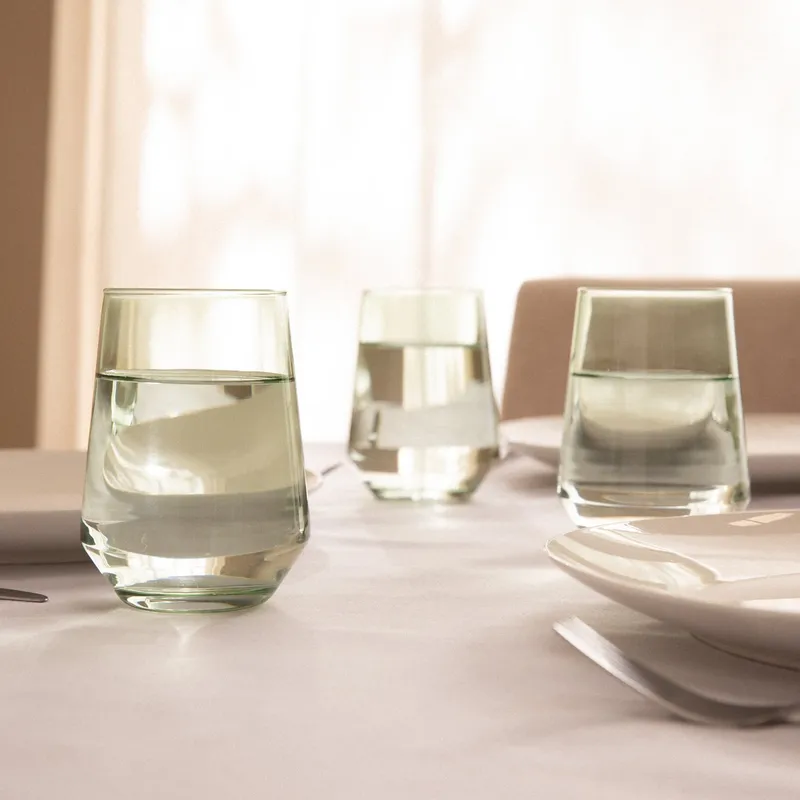 MICA - Set 4 Vasos Corto Vidrio 410 ml JOY Mica