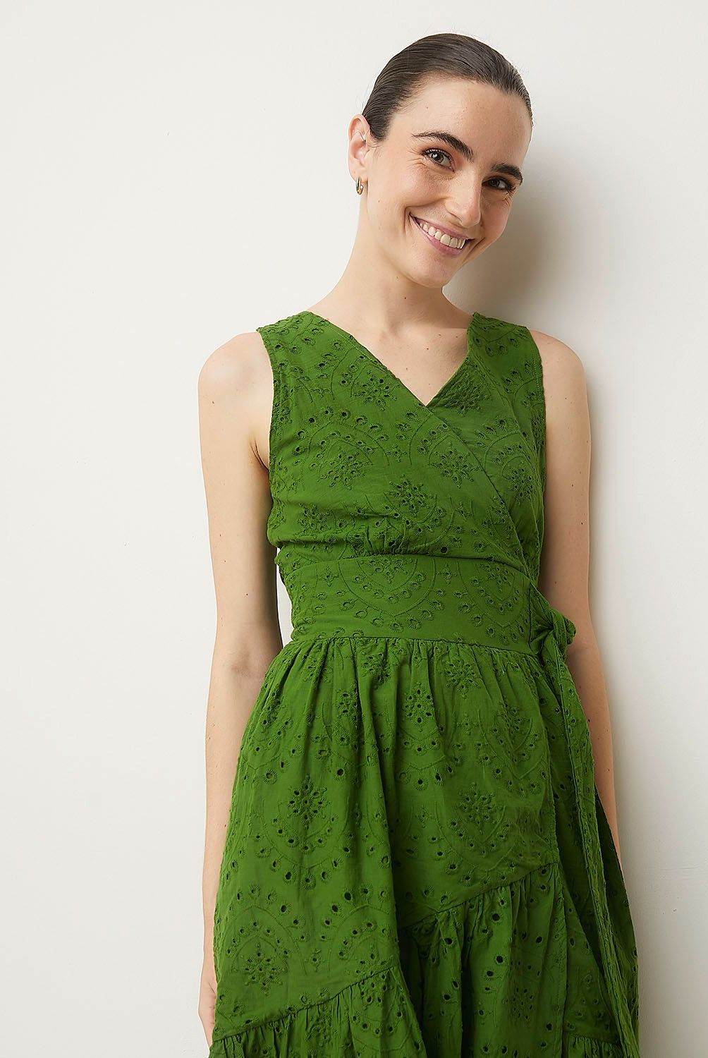 APOLOGY - Vestido Midi Algodón Mujer Apology Por Pampita