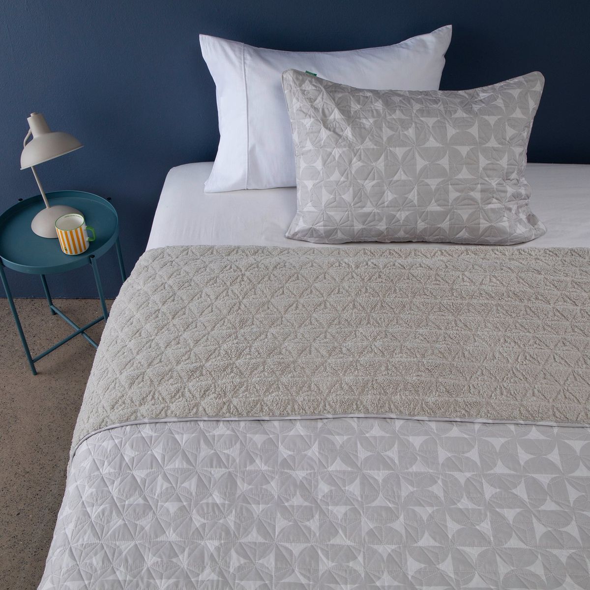 BENETTON - Cubrecama Freddo Gris Benetton