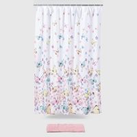 Set De Cortina De Baño Butter Estampada Con Mariposas