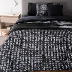 MICA - Juego De Cama Sábana+ Plumón + Manta + Cojín Emilio