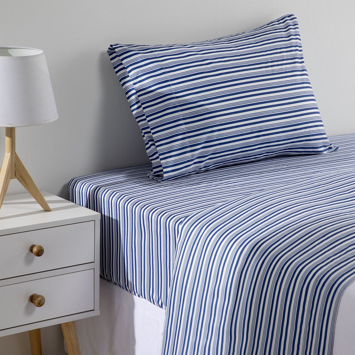 AMBIENTA - Pack 2 Juegos De Sábanas Navy Ambienta