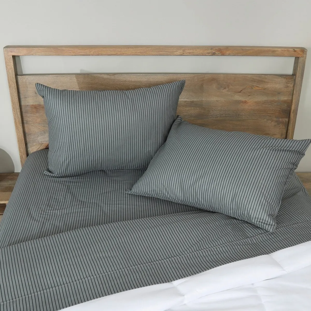 MICA - Juego de Sábanas 180 Hilos 100% Algodón Dark Tar Mica