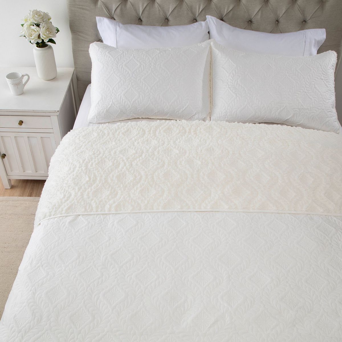 ROBERTA ALLEN - Cubrecama Sherpa Paisley Roberta Allen