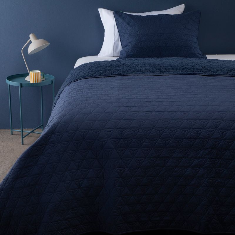 BENETTON - Cubrecama Freddo Azul Benetton