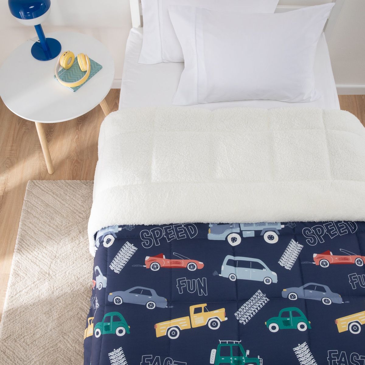 MICA KIDS - Plumón Infantil Sherpa 1.5 Plazas Mica Kids