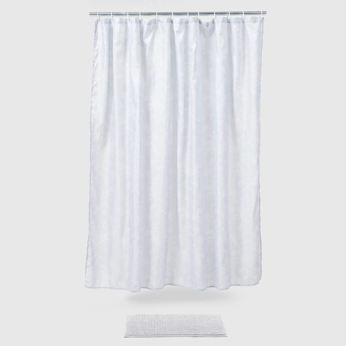 MICA - Set De Cortina De Baño Roma 3 Piezas Mica