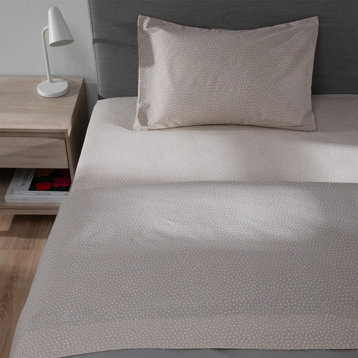 MICA - Juego de Sábanas 180 Hilos 100% Algodón Hugo Mica