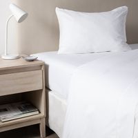 Juego De Sábanas 180 Hilos Blanca