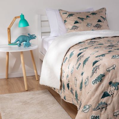 Imagen 2 del producto Cubrecama Infantil Sherpa Dino