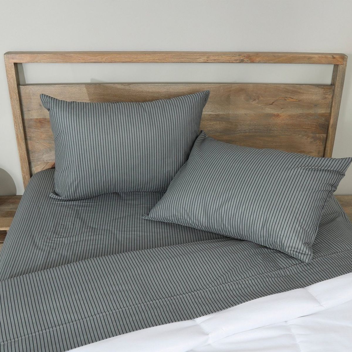 MICA - Juego de Sábanas 180 Hilos 100% Algodón Dark Tar Mica