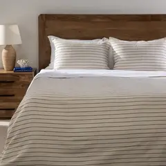 BASEMENT HOME - Cubrecama Colcha Gris Lin 2 Plazas