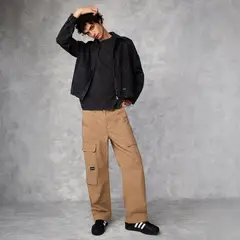 AMERICANINO - Pantalón Cargo Straight Hombre Algodón Casual