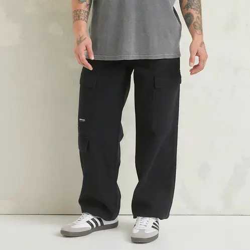 AMERICANINO - Pantalón Cargo Straight Hombre Algodón Casual