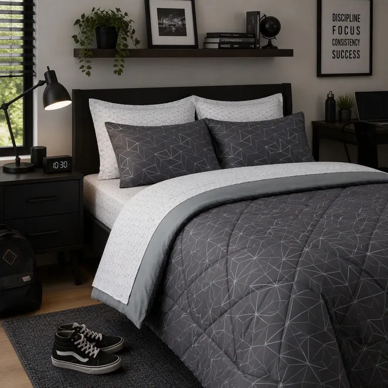 Juego De Cama Turvi: Plumón+ Sábanas+ Fundas de Almohada
